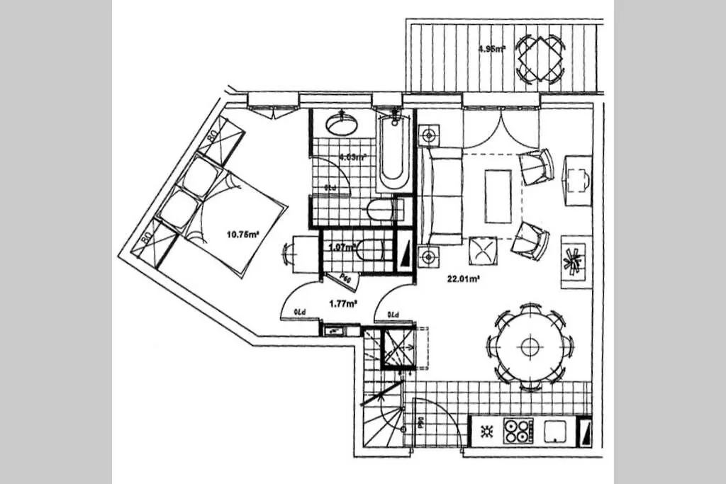 Arc 1950 - Hameau Du Glacier Appartement Duplex 8 Pers Les Arcs